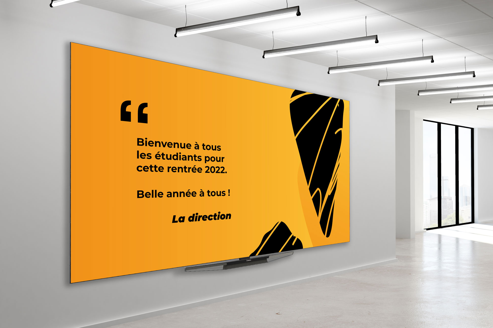 Écran géant LED Hall d'accueil