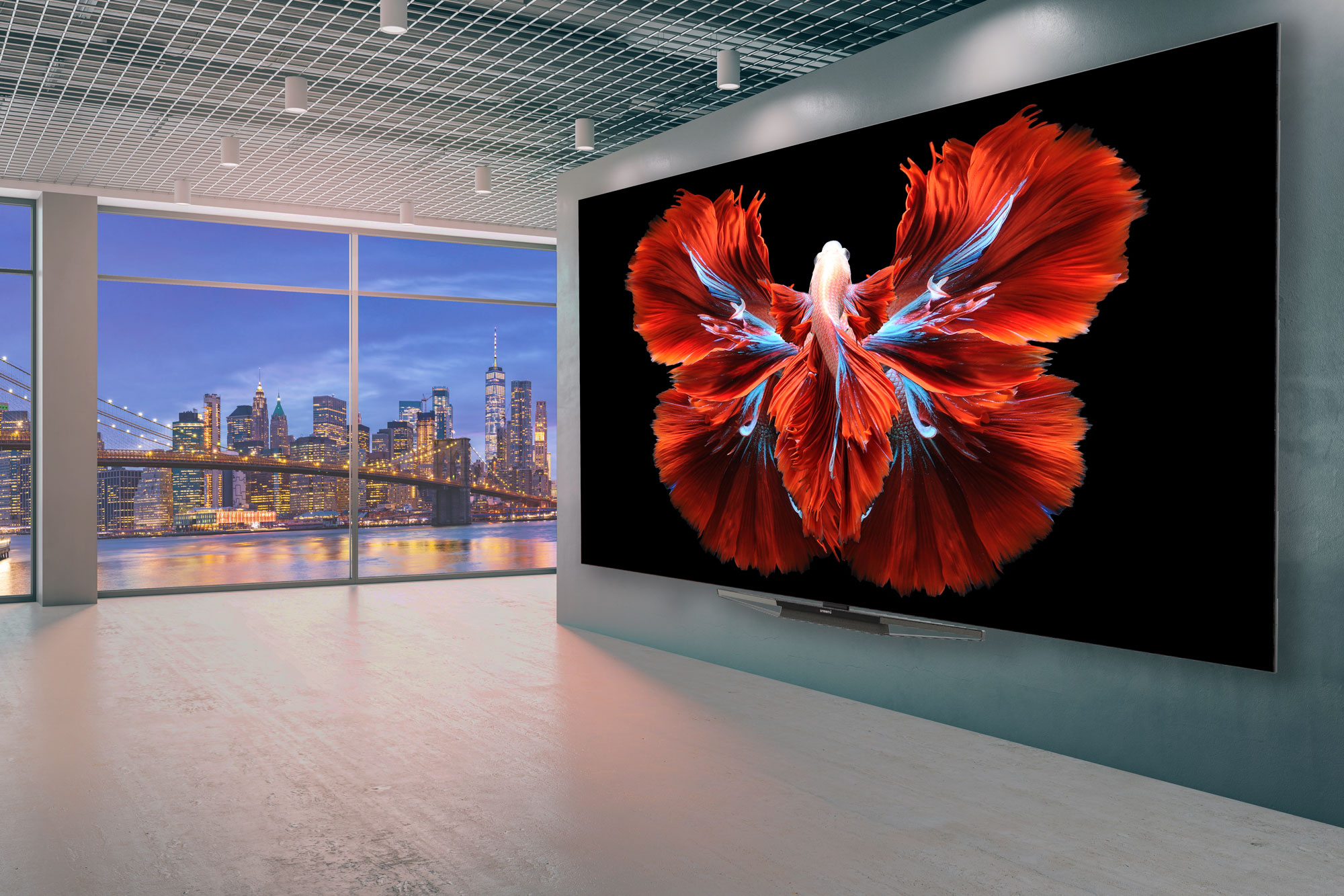 Écran géant LED intérieur musée