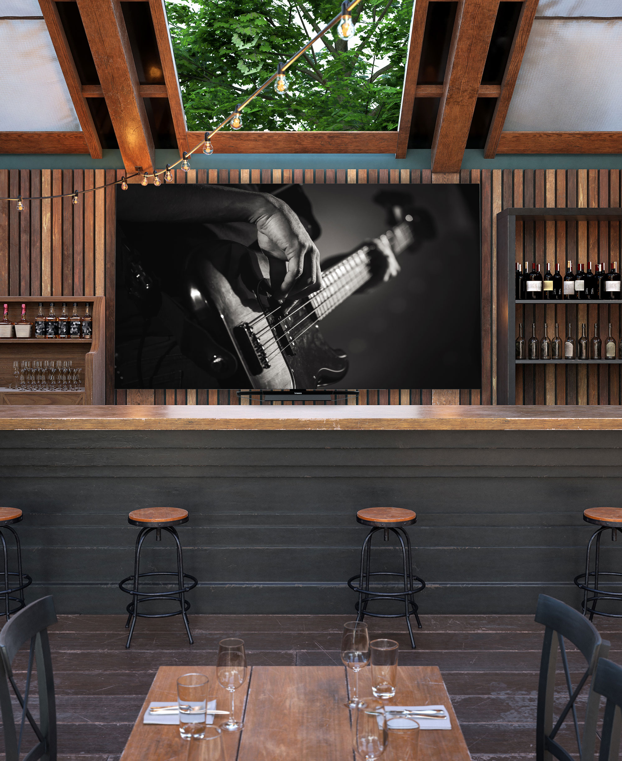 Écran géant Retransmission clip vidéo