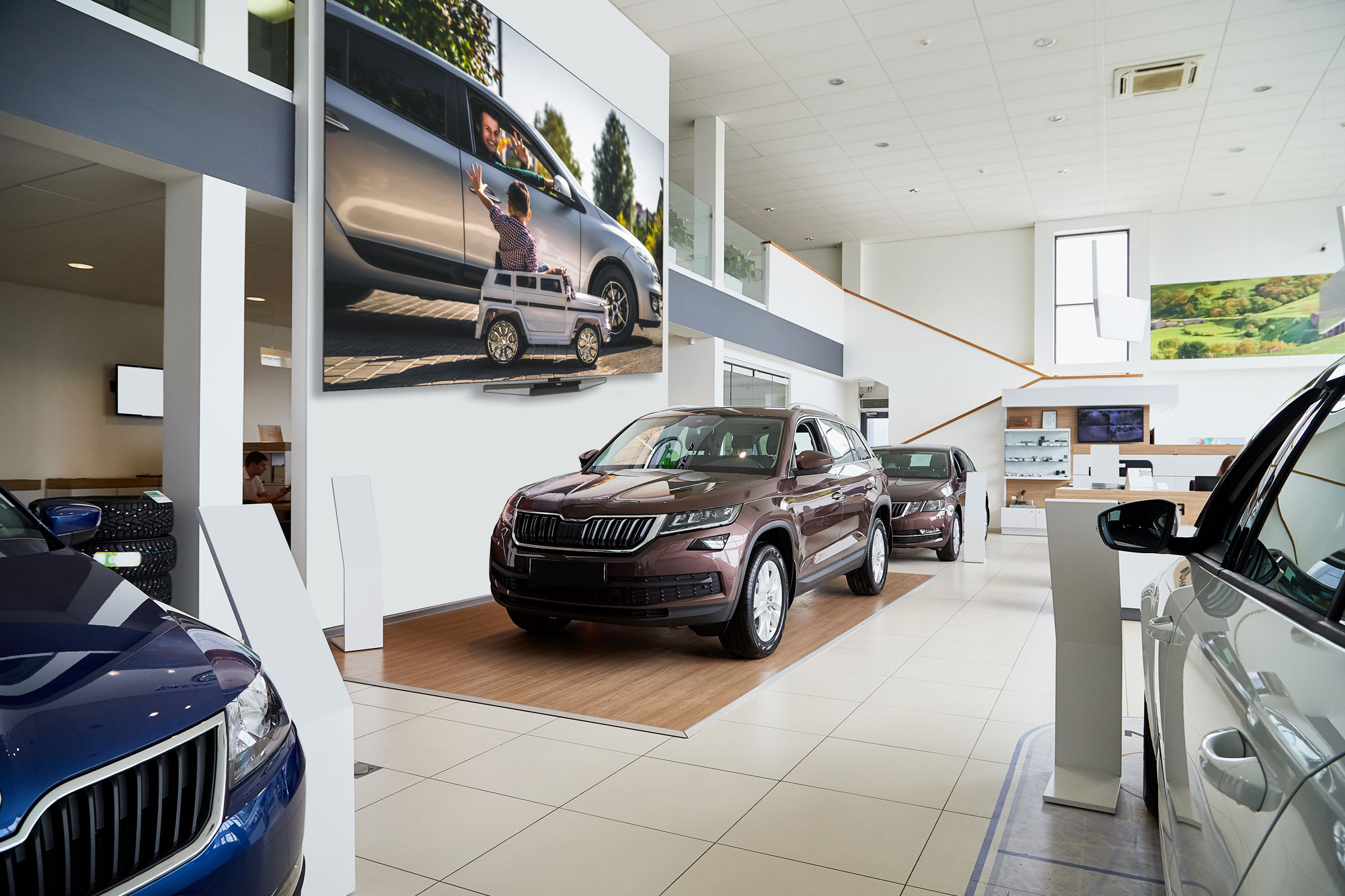 Écran géant Showroom