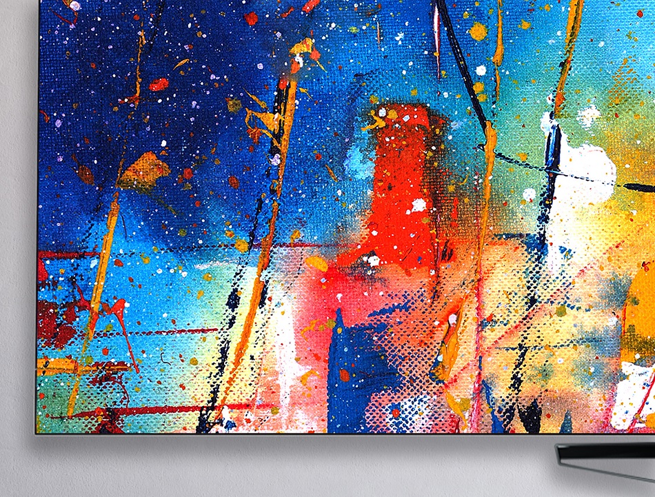 Écran géant galerie d'art