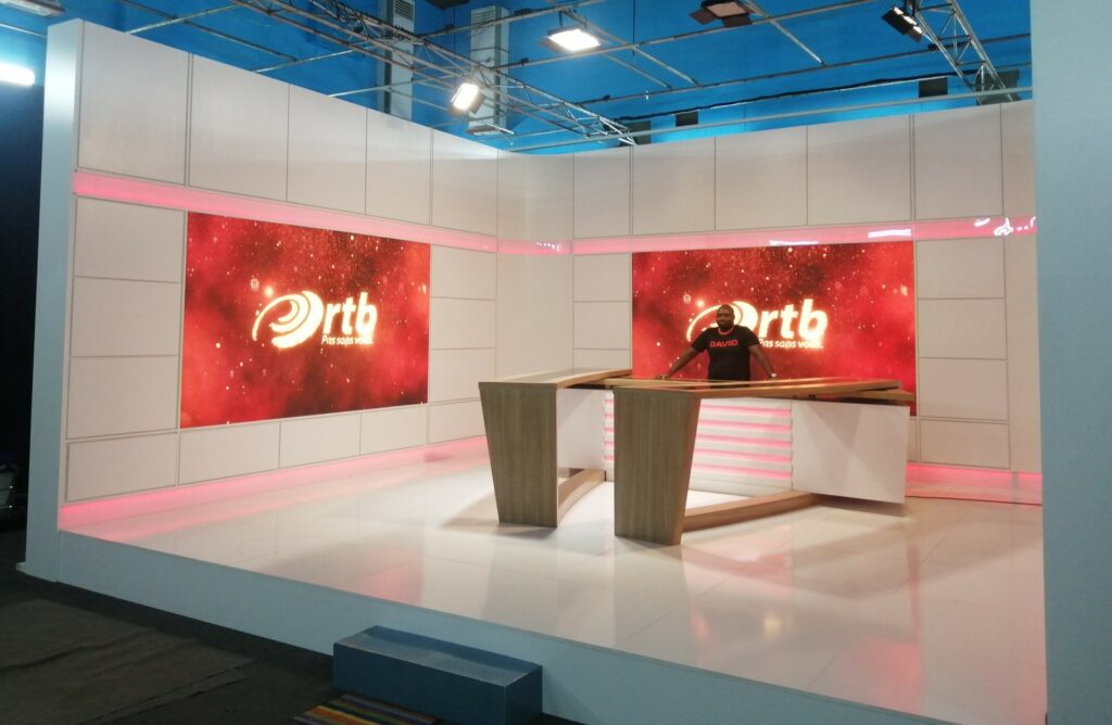 Ecran LED Studio TV imeens xr production video stream