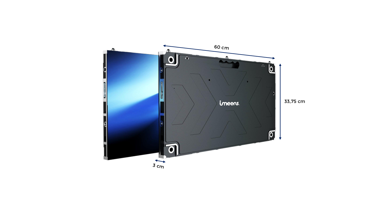dimensions panneau écran led intérieur imeens